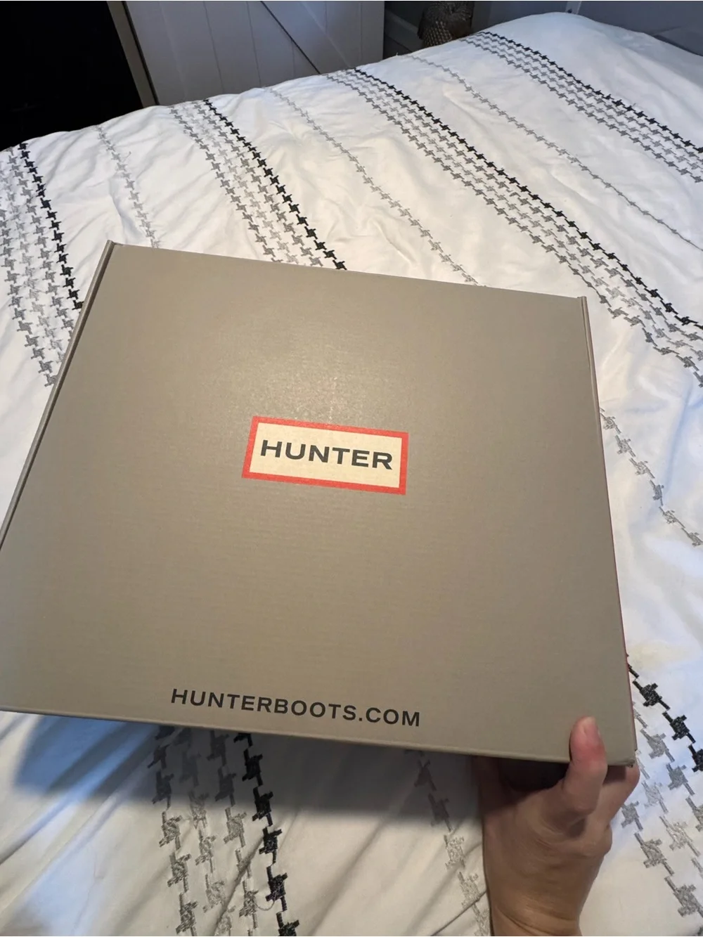 Hunter Chunky Chelsea Boot in light blue